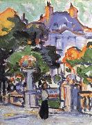 Samuel John Peploe The Luxembourg Gardens oil